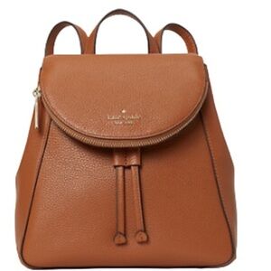 Kate Spade Tan Leather Backpack